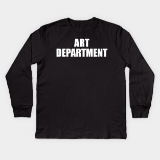 Art Department Kids Long Sleeve T-Shirt
